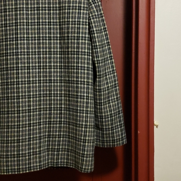 Sag Harbor Women' Black Plaid Jacket Size 16P - Picture 5 of 7